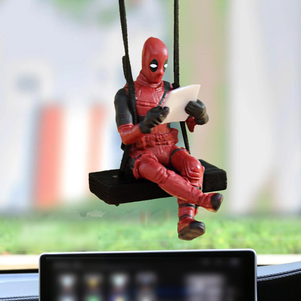 Deadpool Car Swinging Ornament For Mirror Hanging Car Interior Accessories