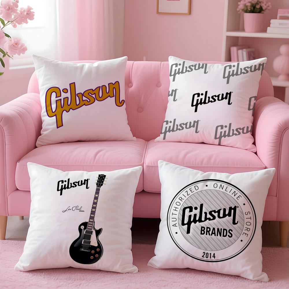 Fashion Brand G-Gibson Cushion Cover Soft Short Plush Double-Sided Printing Home Decor Machine Washable Pillow Case Gift