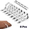 Druable Table Cloths Clip Stainless Steel Silver Clamps Convenient Garden Holder Household Light Weight Party Picnic