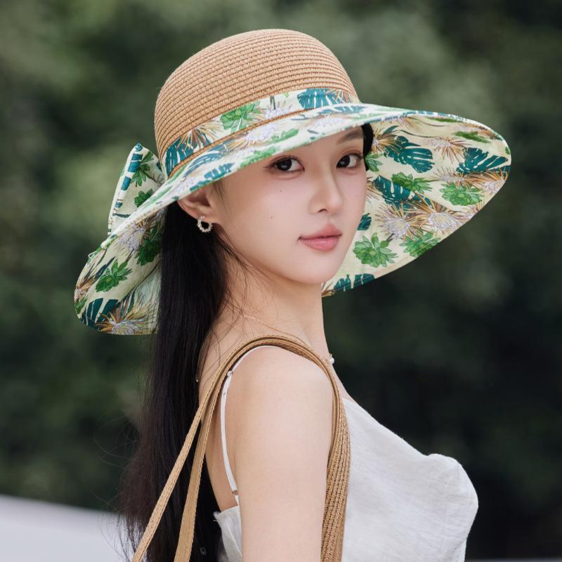 Summer Taizhou Wenling hat women's breathable bucket hat face small sunscreen sun hat seaside beach sun hat