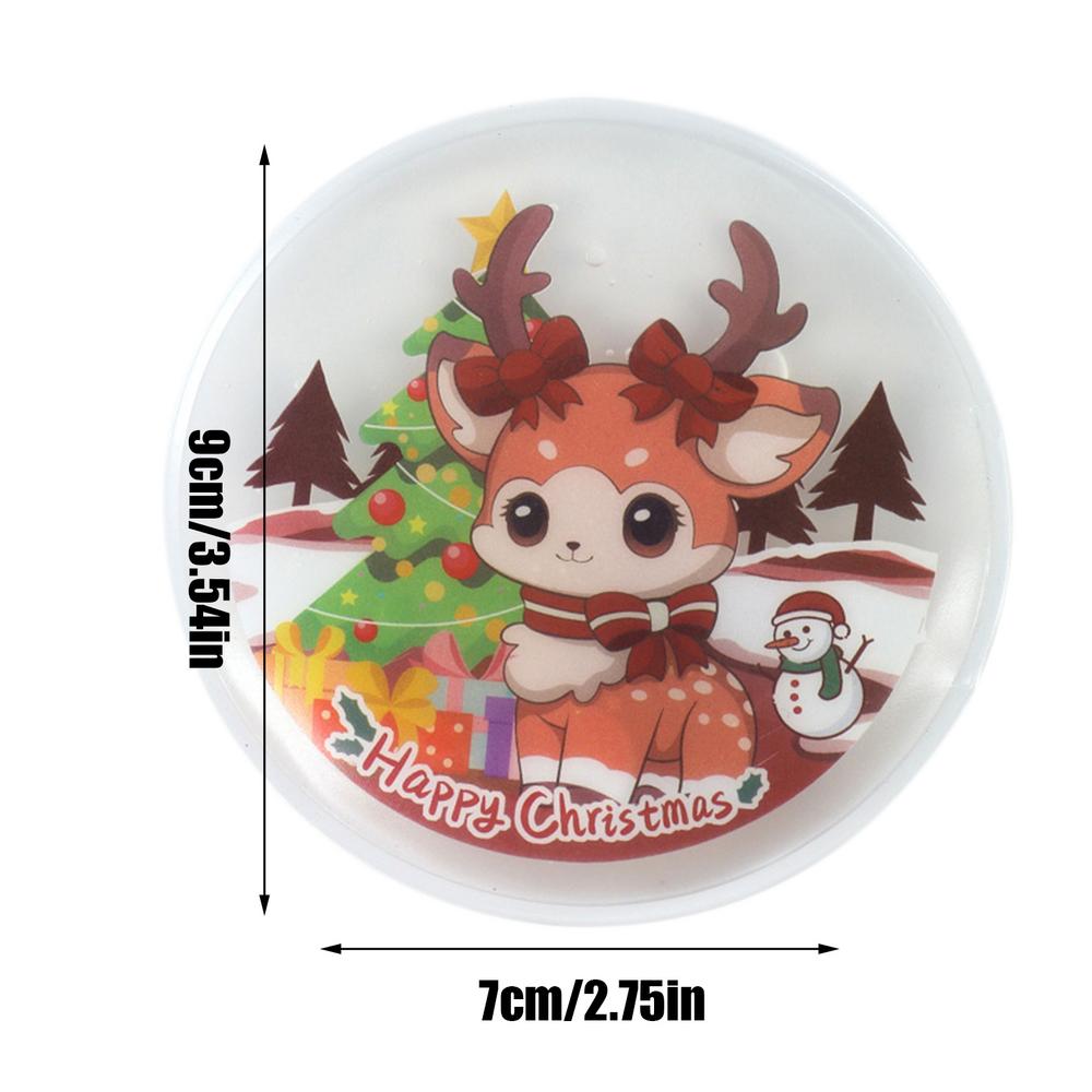 Reusable Pocket Hand Warmers Packs Cute Animal Panda Monkey Pattern Snap Heat Pack Hand Warmers Click Hand Body Foot Warmer