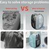 Large Laundry Basket Collapsible Mesh Pop Up Laundry Bag Side Pocket Breathable Clothes Storage Laundry Storage Organization