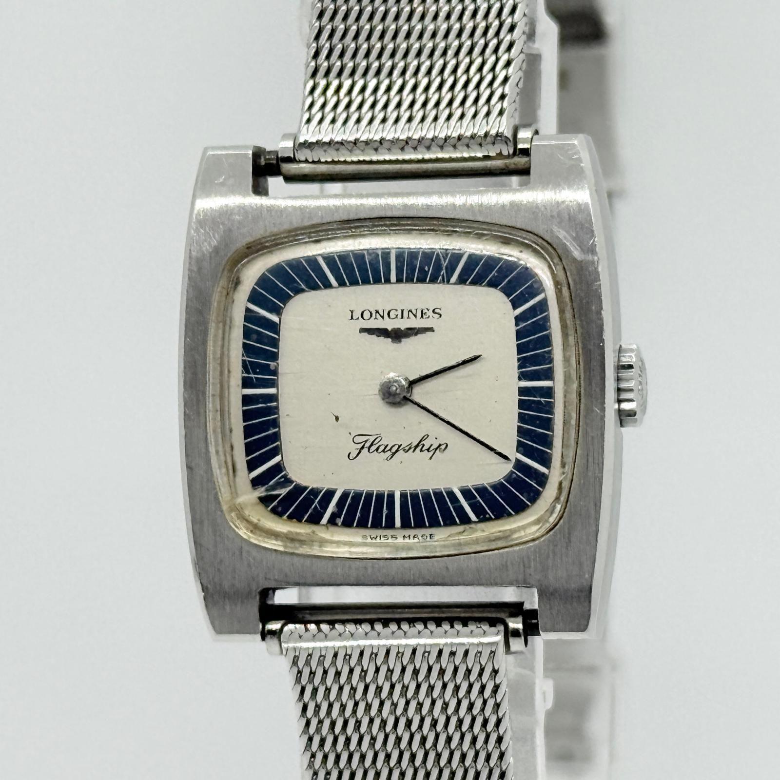 Used LONGINES Flagship 16294860 Silver Manual Winding Ladies Watch Working Item