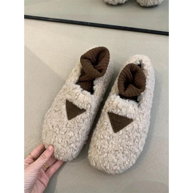 Módní Sametové Tenisky Dámské Bavlněné Boty Zimní Nové Měkká Podrážka Bílé Boty Mary Jane Ležérní Ploché Boty Luxusní Designérské Boty Dámské Boty