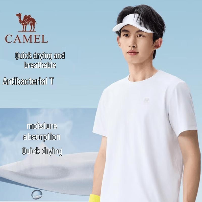 CAMEL Men s 3A Antibacterial Quick-Dry Sun Protection T-Shirt M