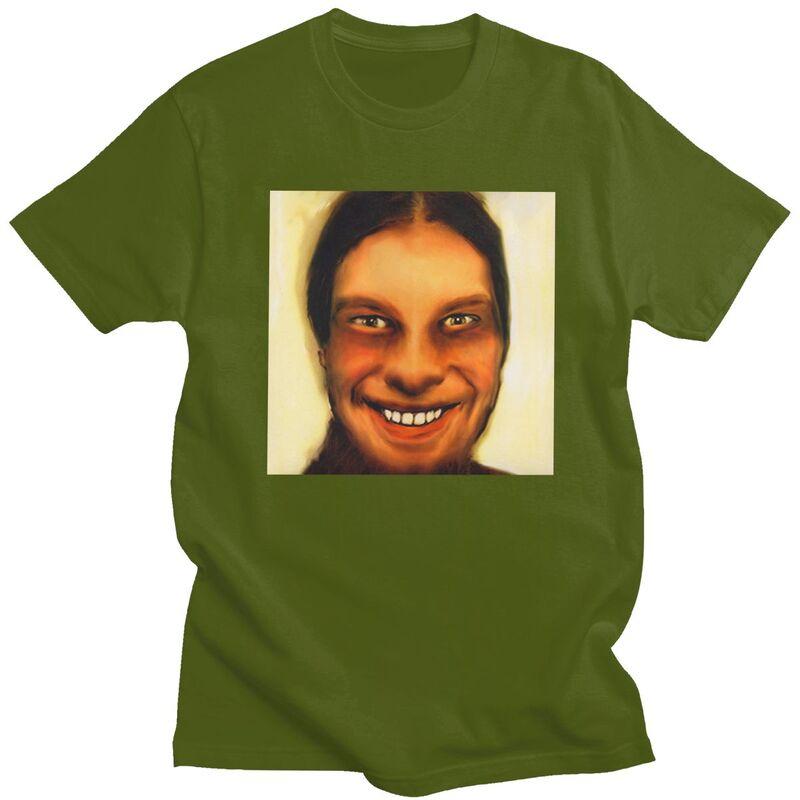 Vlastní pánské tričko Aphex Twin s krátkým rukávem Bavlněná trička Tričko Ležérní trička Volný střih Oblečení