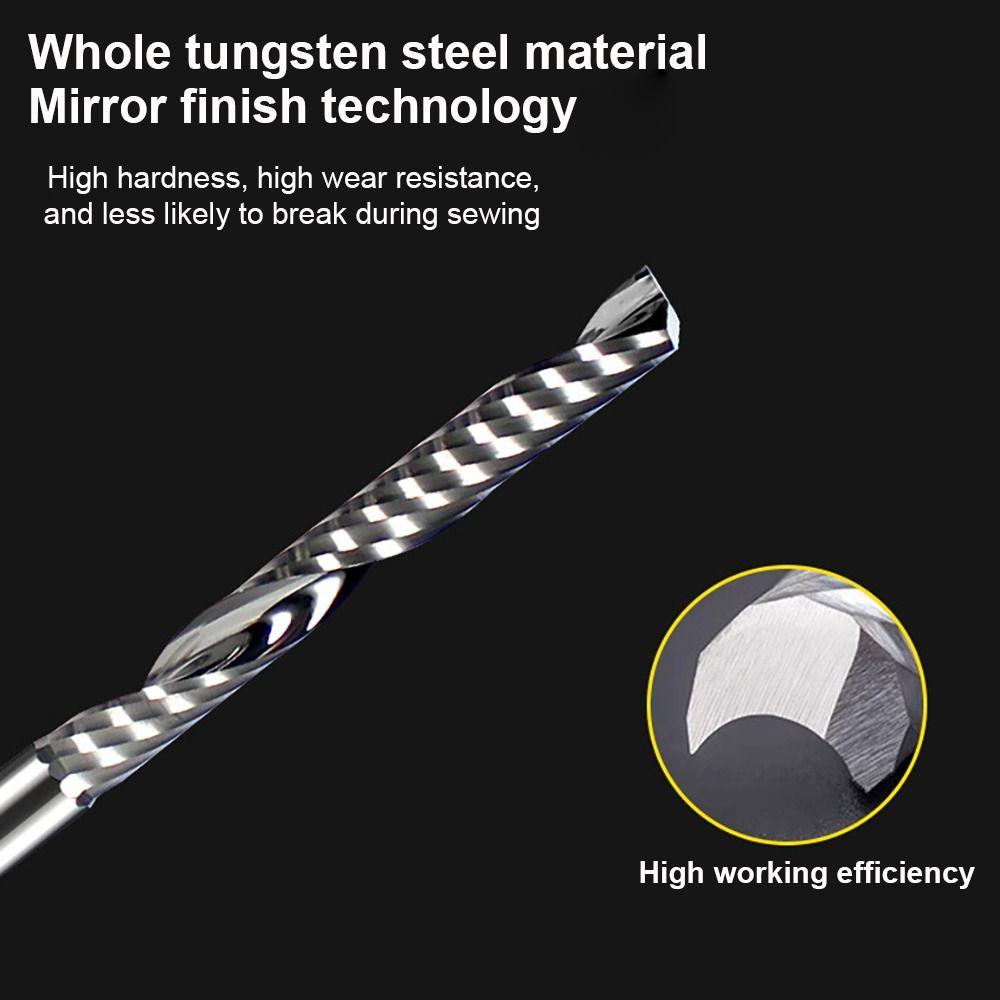 Freză cu un tăiș 3.175/4/6mm coadă freză elicoidală nouă