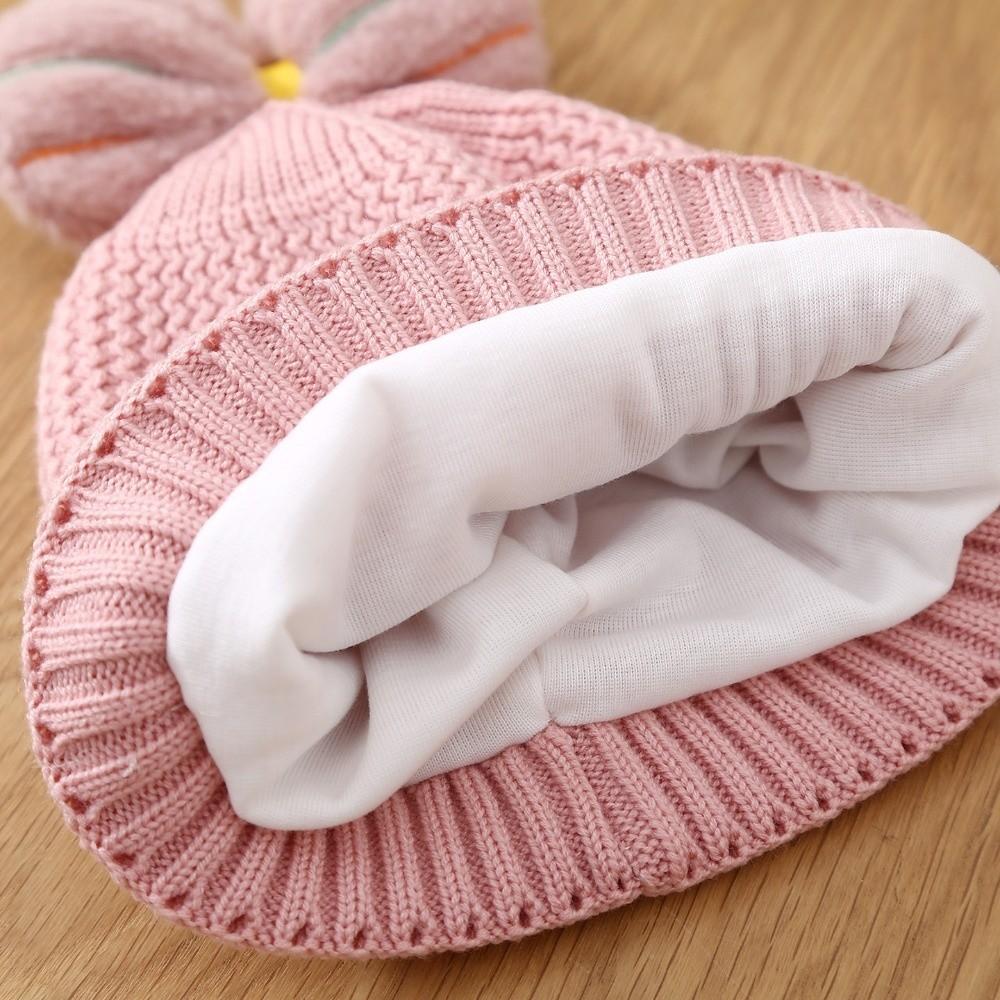 Schleife Beanie Mütze Winddicht Überziehmütze Neu Ohrenschutz Mütze Baby