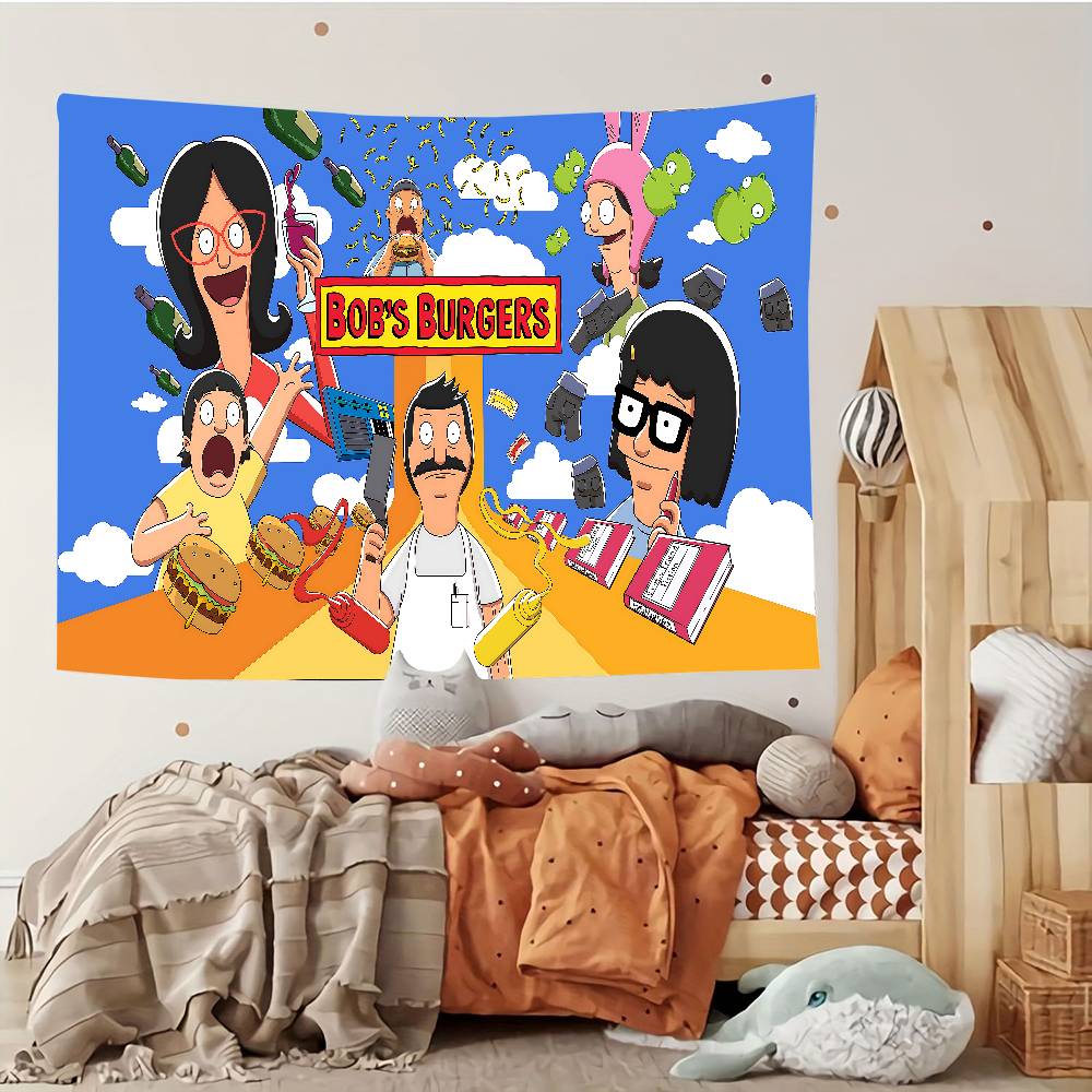 BBobs BBurgers Tapestry Customizable Tapestries Of Various Styleswall Hangings Celebrity Photo Printingwall Hangings