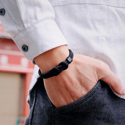 Noter Fashion Rope Bracelet Men Grade A 4mm Lucky Cord Chain Braslet Bangle Perfect Gift For Him Leisure Versatile Accessories