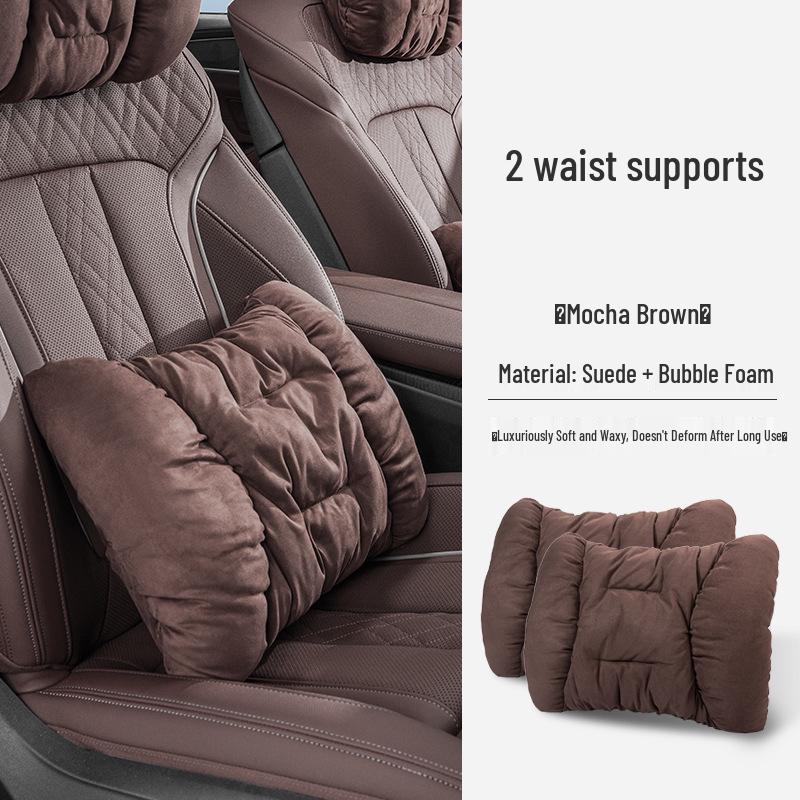 Compatible with Adita 12 Car-Specific: Headrest, Lumbar, and Neck Support Pillows