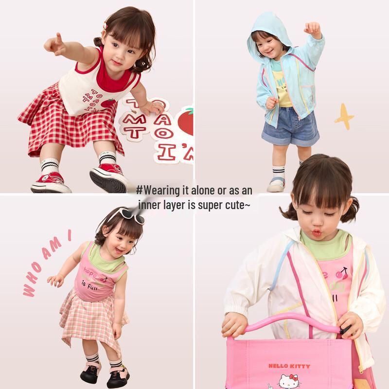 LUSON Baby Girl Faux Two-Piece Camisole Top