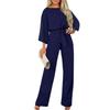 Tuta lunga da donna per le vacanze in spiaggia con fasciatura Tuta elegante casual da spiaggia per feste Pantaloni tuta da lavoro con fasciatura