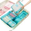6-piece Large Size Travel Organizer Portable Suitcase Organizer Clothes Shoes Makeup Bag Luggage Organizer Travel Storage Bag
