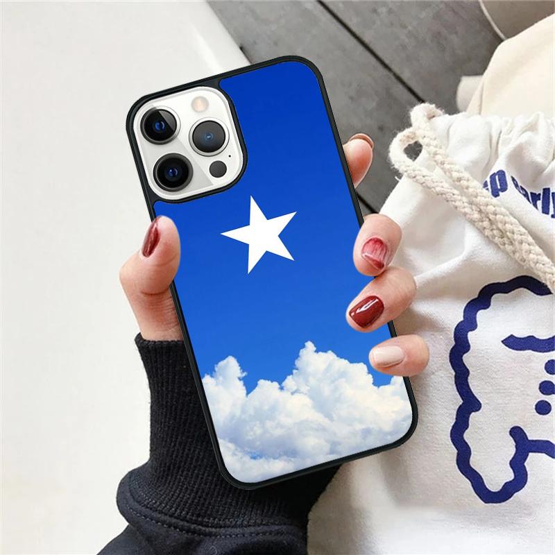 Somalia Flag Coat of Arms Phone Case For iPhone 17 Air 15 16 Cover 11 13 14 Pro Max 12 Plus Max Fundas