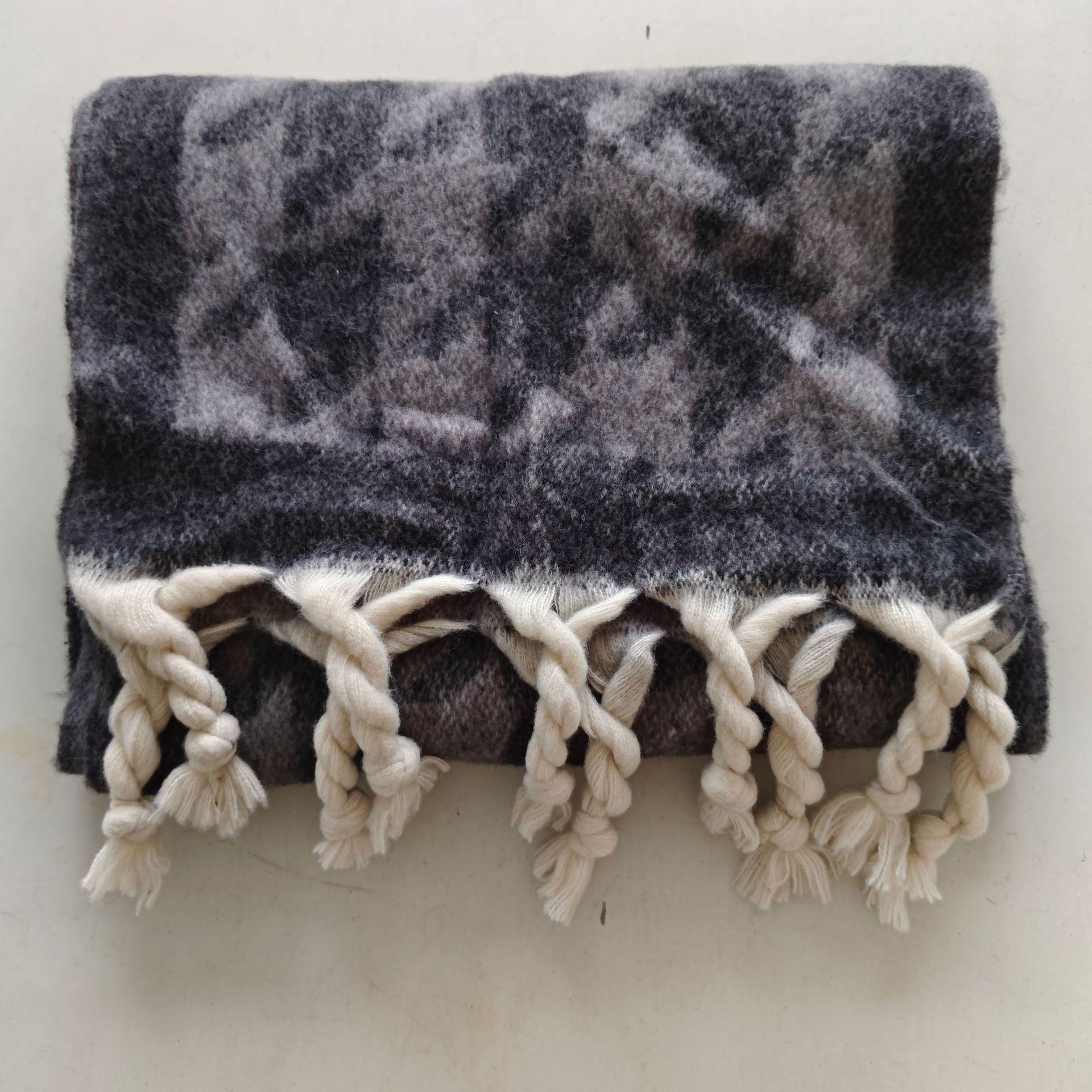 

Scarf, new hand-knotted imitation cashmere jacquard scarf women s autumn and winter scarf shawl