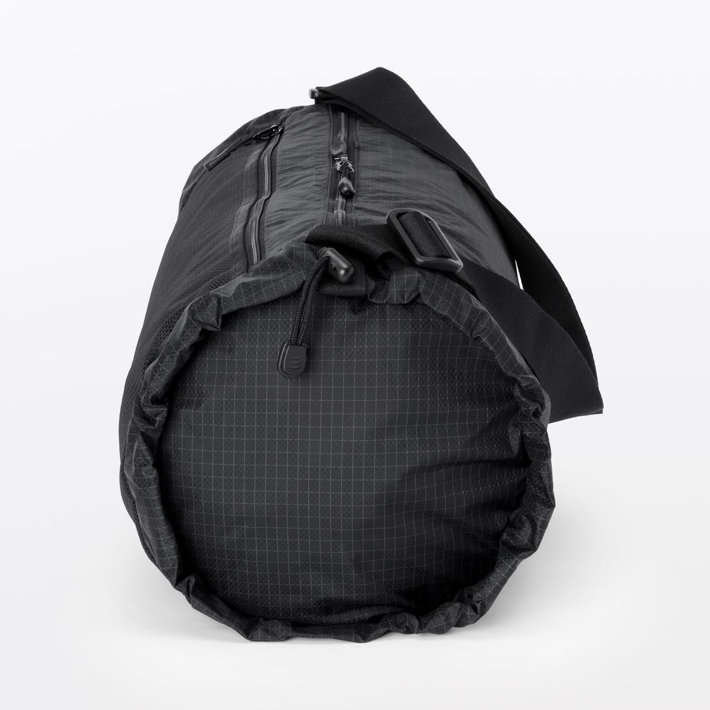 MUJI Ripstop Shoulder EF0FWA6S Water-Repellent Bag, Unisex, Adult, Black,