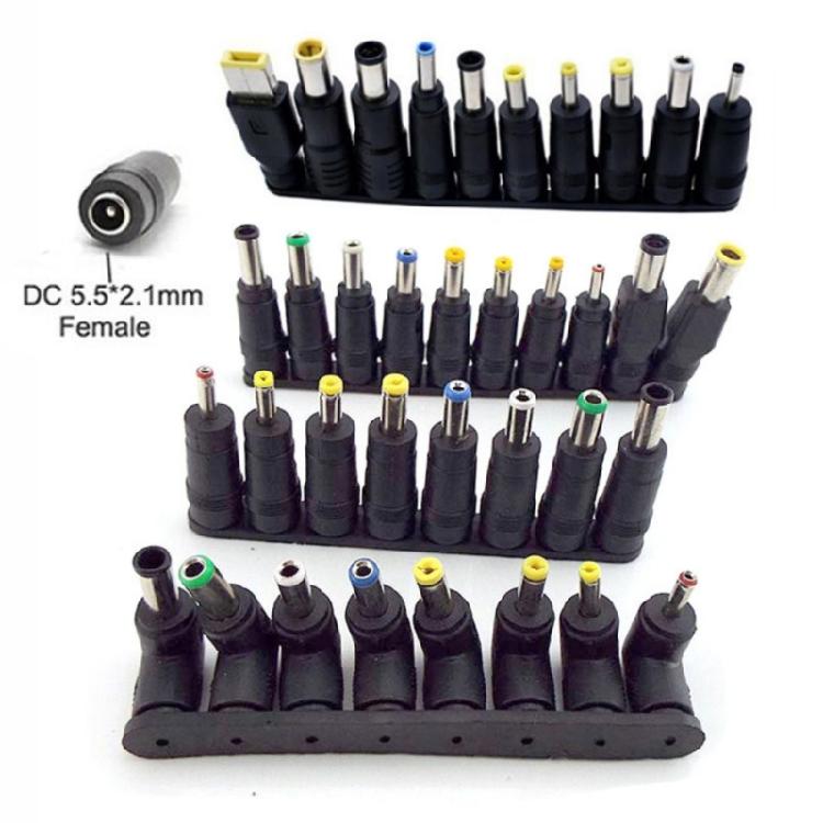 Set of 8pcs/10pcs Universal Power Adapter Tips Converter Connectors for Enhancing Laptops Connection