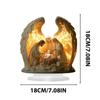 Exquisite Acrylic 2D Angel Home Ornament Office Desktop Living Room Decors Perfect Christmas New Year Gift for Friends