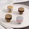 Antique Brass Pulls Natural Stone Crystal Kitchen Cabinet Pulls Walnut Drawer Knobs Colored Pulls Chrome Silver Knobs