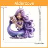 Cute Purple Mermaid Pattern Acrylic Pendant For Christmas Season