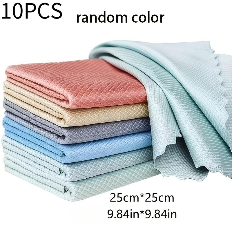 

10PCS magic cleaning cloth, watermark removal glass towel, no trace suitable for windows and mirrors. Quickly remove stains and scratches