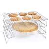 3?Tier Cooling Rack Collapsible Folding Legs for Cookies Cakes Kitchen Baking Grilling Tool