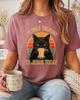 I'm Only Talking to Jesus Today Shirt, Black Kitty Coffee Tee, Christian Faith Gift, Funny Religious Pet Lover Graphic Apparel for Women Men