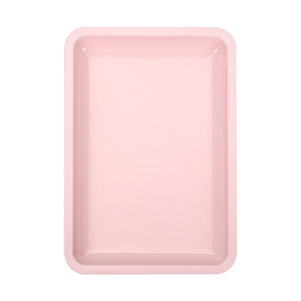 Nail Art Cosmetic Storage Tray Stainless Steel False Nails Dish New Manicure Plate