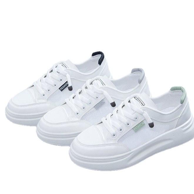 Mesh Little White Shoes Women's Breathable Summer Mesh Shoes 2025 New Popular Female Students Korean Version Versatile Thin Board Shoes Women