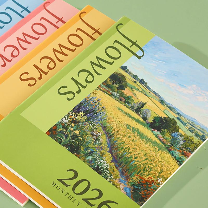 2026 Calendar Planners Yearly 365 Days Efficiency Notebooks Monthly Diary Journals Weekly Goal Habit Tracker Agenda Schedules