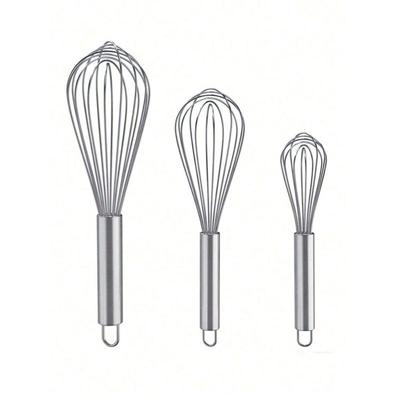 Batidor de Huevos de Acero Inoxidable, Pequeña Herramienta de Cocina Para Batir Líquido de Huevo y Montar Nata, Para Hacer Pasteles