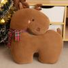 Christmas Plush Pillow With Snowman Reindeer Christmas Tree For Holiday Home Decor