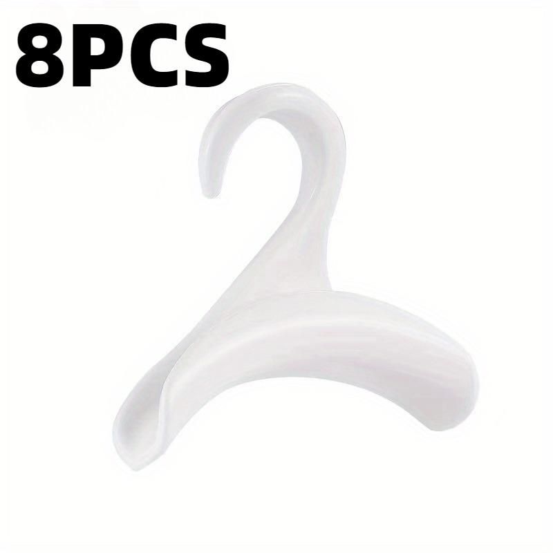 8PCS Bag Hook Wardrobe Multifunction Handbag Organizer Hanger Hook Reusable Handbag Hat Scarf Storage Rack Sturdy Curved Design