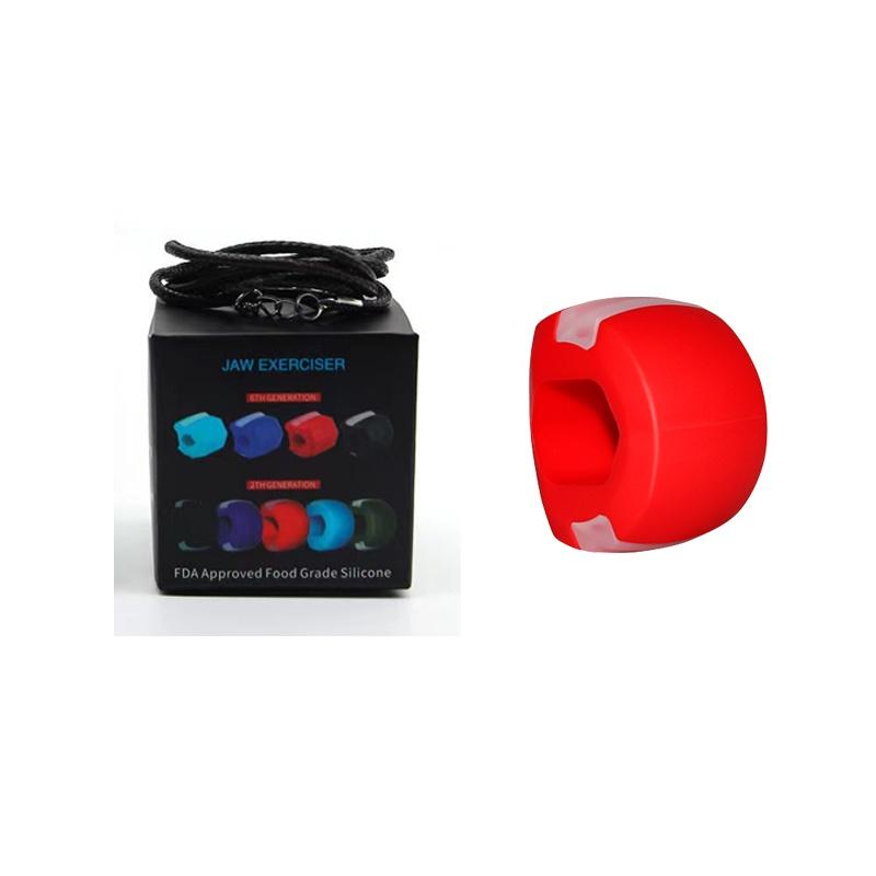 Silicone Jawline Toner Ball For Muscles And Fitness Training Black