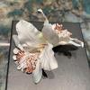 Double Bloom Orchid Hair Clip: Beach Vacation & Performance Accessory for Photo or Video Shoots