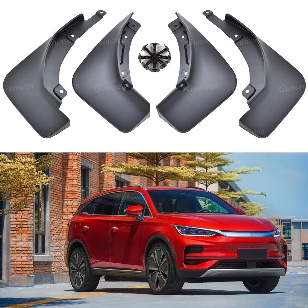 

Для BYD Tang EV DM DMI брызговики 2022 2023 автомобильные аксессуары Авто Специальная защита передняя и задняя брызговики Накладка от грязи
