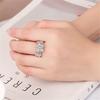 Flower Ring Leaf Hand Jewelry Decorative Ornaments Gift Fashion Elegant Simple