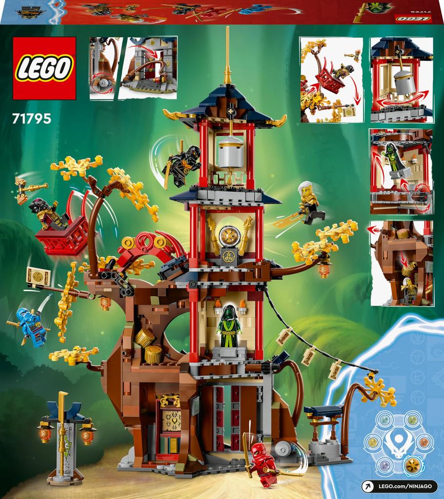 LEGO 71795 Temple of the Dragon Energy Cores - New.