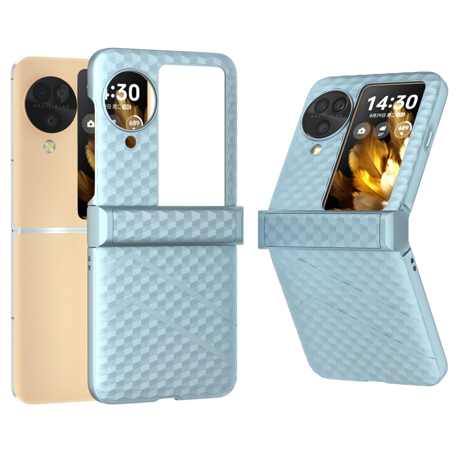 

For Oppo Find N3 Flip 5G Hard PC Case Anti-Drop Matte Texture Slim Phone Cover Blue