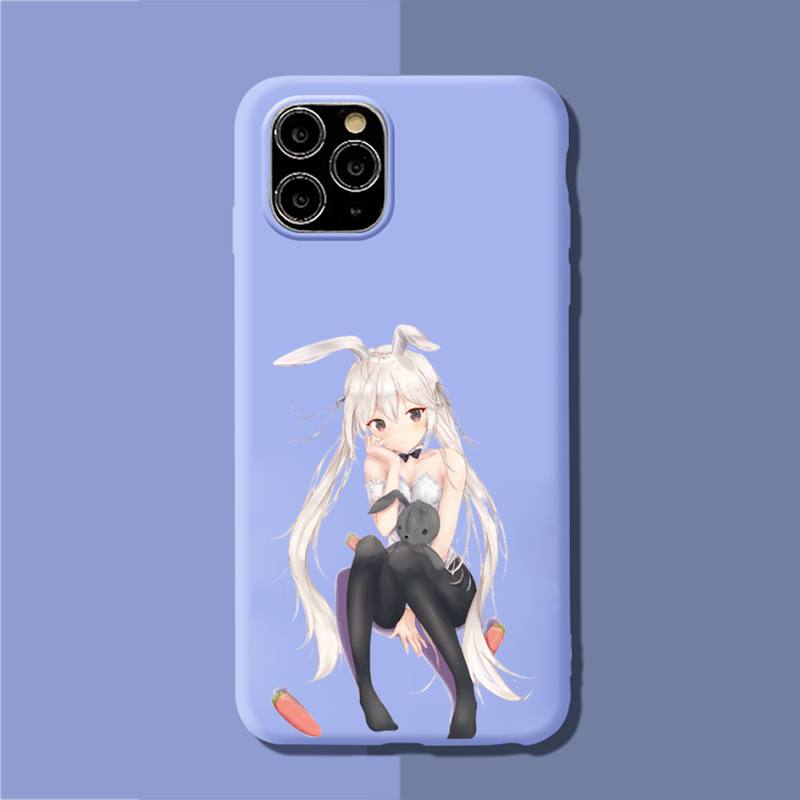YNDFCNB Yosuga no Sora Phone Case Soft Solid Color for iPhone 11 12 13 mini pro XS MAX 8 7 6 6S Plus X XR