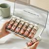 Portable Weekly Pill Organizer: Large-Capacity 7-Day Dispenser with Daily Medication Reminder and Pill Splitter for Three Meals