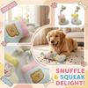 Jouet interactif pour animaux de compagnie en peluche, produisant des sons, avec odeur, représentant de la nourriture