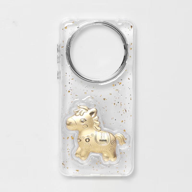 Smorss New Year Gold Foil Horse TPU Phone Case Mate 60