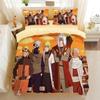 Anime Uchiha Naruto Uzumaki Rød Sky Sengetøysett Husholdningsdyne Dynetrekk Itachi Hjemmetekstil Sengesett Barnegave