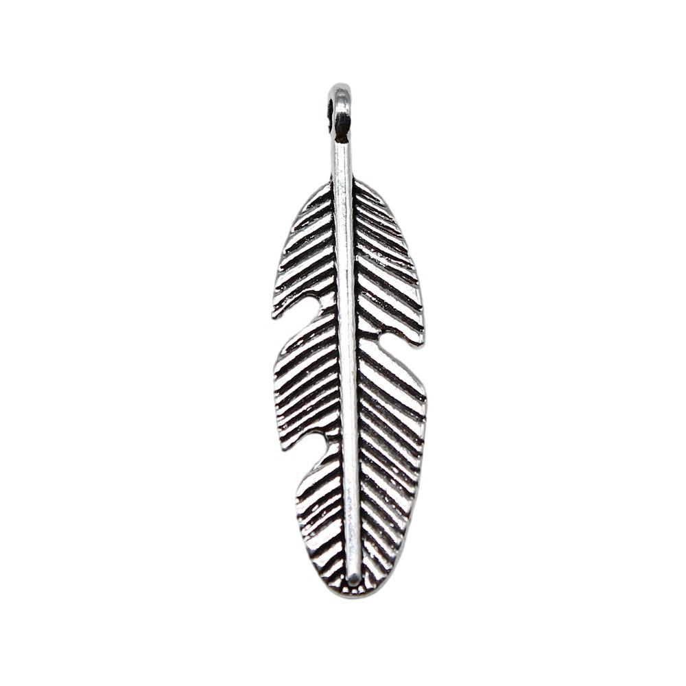 Feather Charms Multi Color Alloy Leaf Pendants For Boho Style DIY Jewelry Accessories