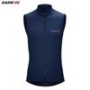 Darevie Oem Odm Black Blue Windbreaker Sleeveless Cycling Windproof Jacket Cycling Vest