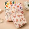 Jenter tegneserie små kosmetiske vesker Organiseringsveske for kvinner jente dame koreansk søt bjørn med stor kapasitet oppbevaringsposer for sanitetsbind