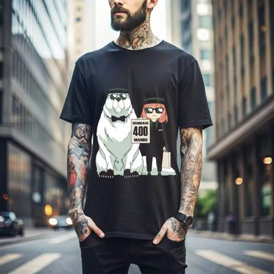 100% cotone TOP UNISEX T-SHIRT UOMO DONNA Spy x Family T-Shirt Anime,Loid,Yor,Anya,Bond,Forger,Maglietta Divertente Tshirt 070