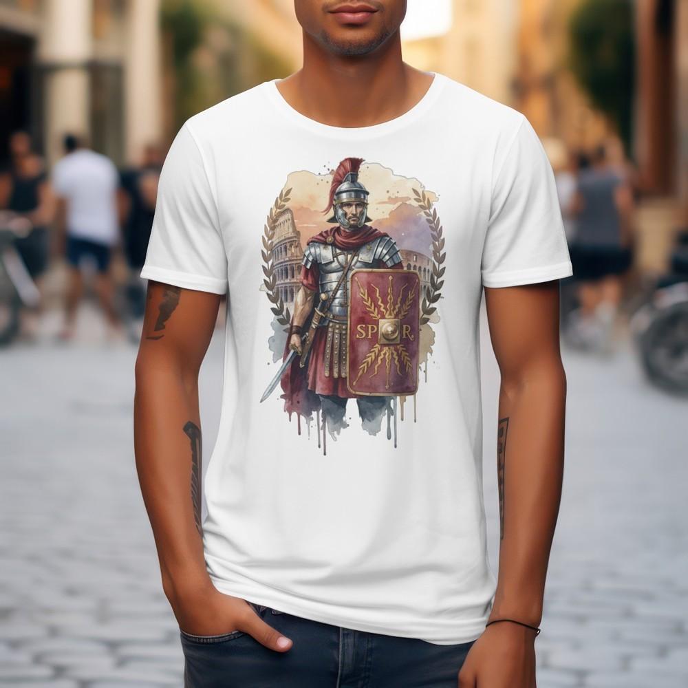 Roman Soldier Unisex Tee Colosseum History Legionary Rome Gift Gladiator T-shirt